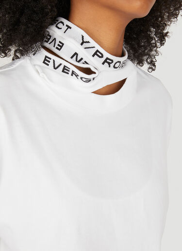 Y/Project Three Collar T-Shirt White ypr0349003