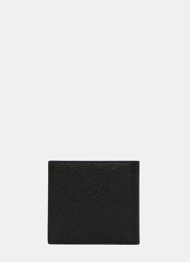 Thom Browne Billfold Pebbled Leather Wallet Black thb0125043