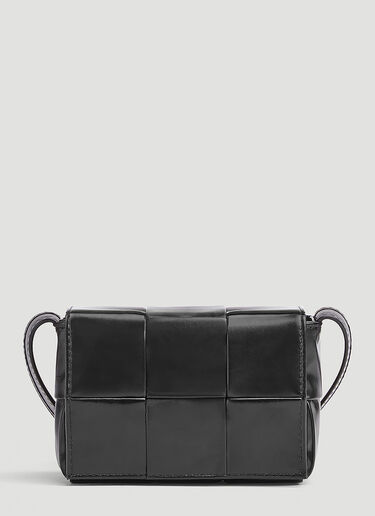 Bottega Veneta Mini Cassette Crossbody Bag Black bov0145017