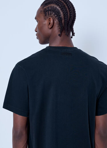 LN-CC® - VETEMENTS: Classic Logo Regular T-Shirt - Black VETEMENTS Classic Logo Regular T-Shirt Black vet0166004