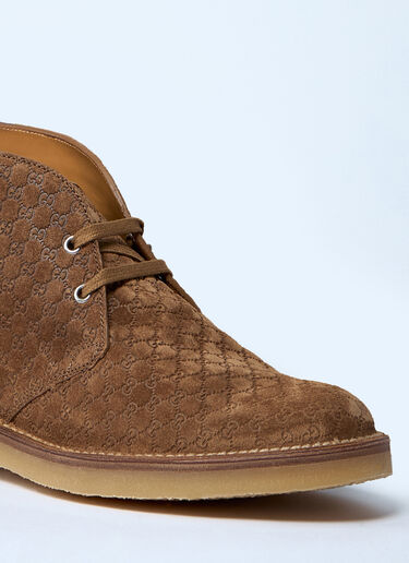 Gucci GG Suede Boots Brown guc0161046