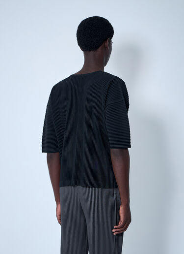 Homme Plissé Issey Miyake 褶裥上衣  黑色 hmp0160016