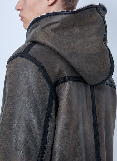 Our Legacy Full Zip Jacket Brown our0165034