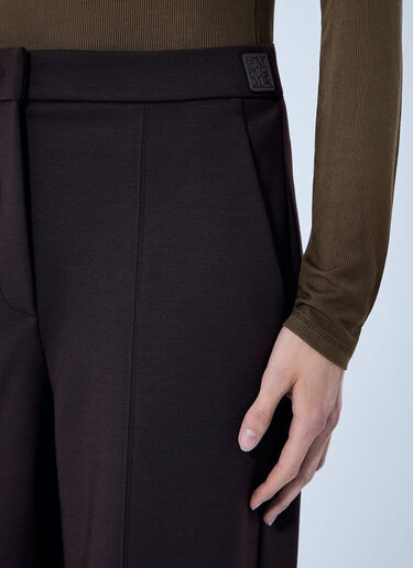 Max Mara Tailored Wool Pants Dark Brown max0266038