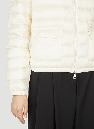 Moncler Lans Short Down Jacket White mon0252059