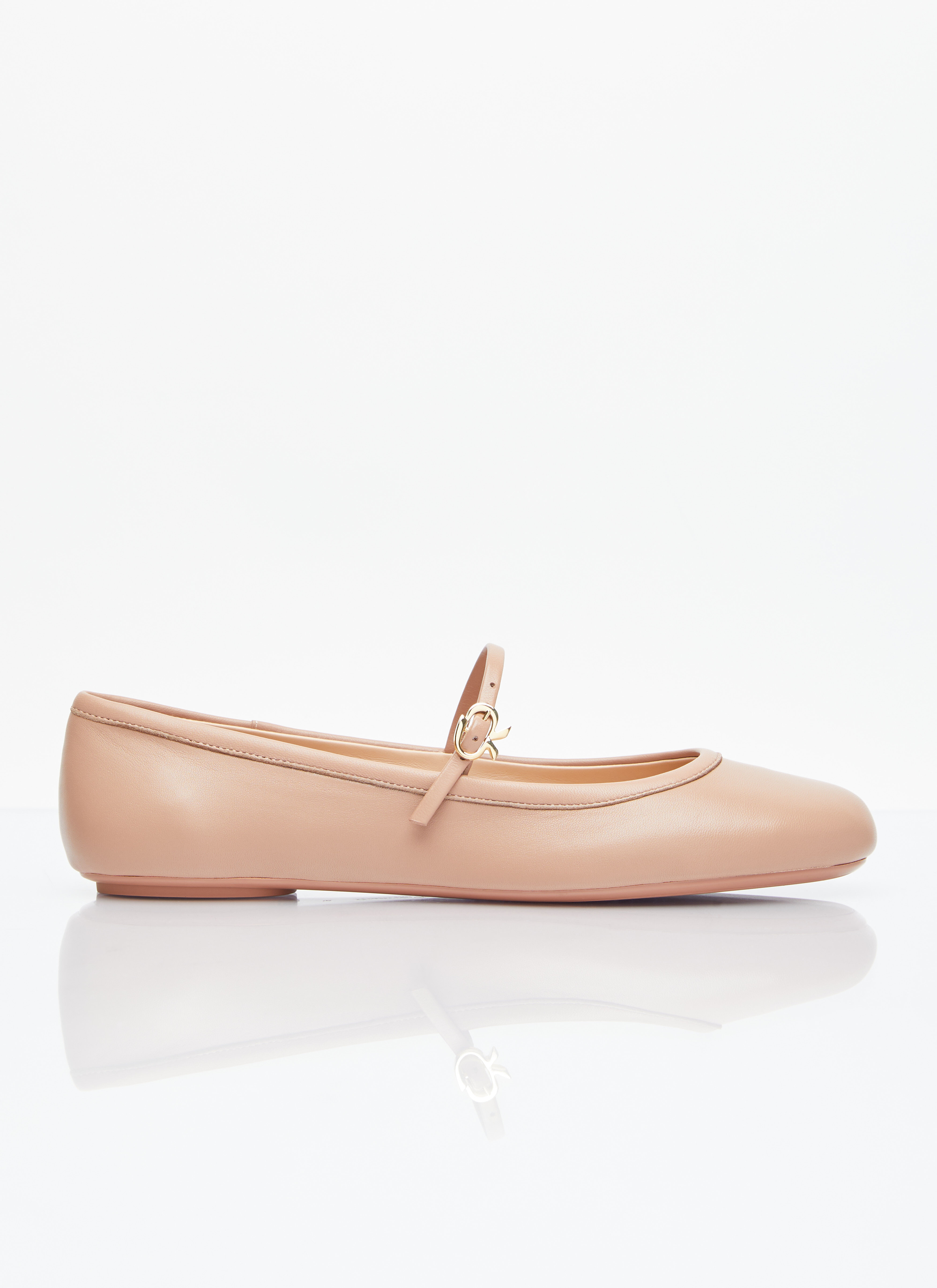 Gianvito Rossi Carla Ballerina Flats Brown gia0255014