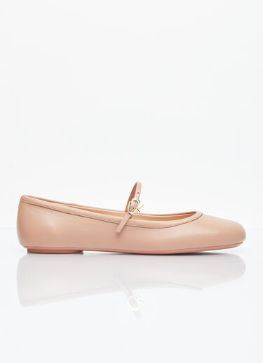 Gianvito Rossi Carla Ballerina Flats Pink gia0255016