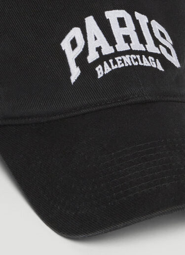 Balenciaga Paris Baseball Cap Black bal0148027