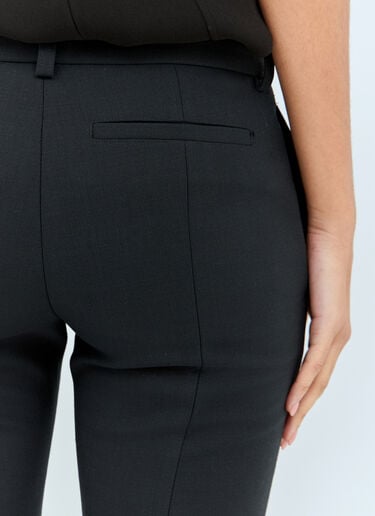 TOTEME Low-Waist Slim Pants Black tot0258001