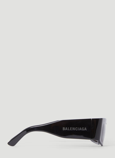 Balenciaga ペーパーレクタングルサングラス ブラック bcs0355008
