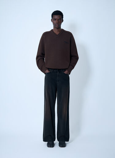 Acne Studios Wool Sweater Dark Brown acn0162002