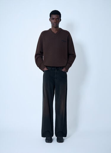 Wool Sweater Acne Studios Wool Sweater Dark Brown acn0162002