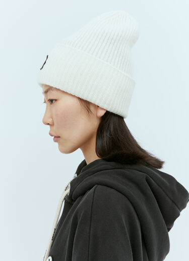 Moncler x Palm Angels Wool Beanie Hat White mpa0355004