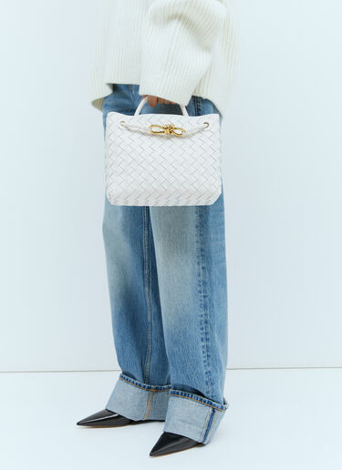 スモール アンディアーモ ハンドバッグ Bottega Veneta スモール アンディアーモ ハンドバッグ ホワイト bov0255073