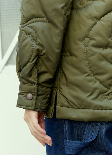 Sky High Farm Workwear 퀼티드 오버셔츠 그린 skh0354004