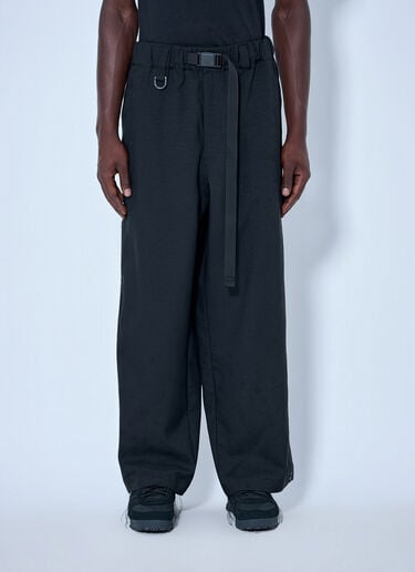 LN-CC® - Y-3: スポーツユニフォーム アダプティブフレアパンツ - 黒 Y-3 スポーツユニフォーム アダプティブフレアパンツ 黒 yyy0165024