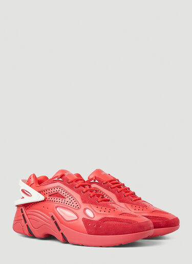 Raf Simons (RUNNER) Cyclone 21 Sneakers Red raf0147026