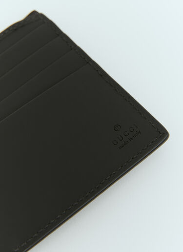 GG Rubber Effect-Bi-Fold Wallet Gucci GG Rubber Effect-Bi-Fold Wallet Black guc0155110