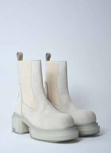 Rick Owens Beatle Bogun 麂皮靴  米色 ric0159041