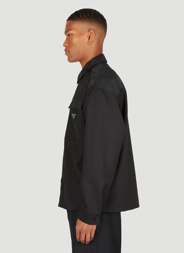 Prada Gabardine Jacket Black pra0149120