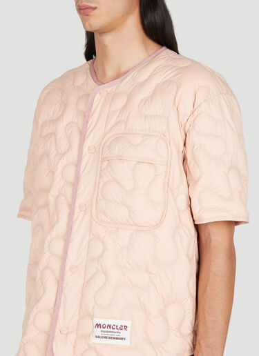 Moncler Salehe Bembury Quilted Padded Overshirt Pink msb0154001