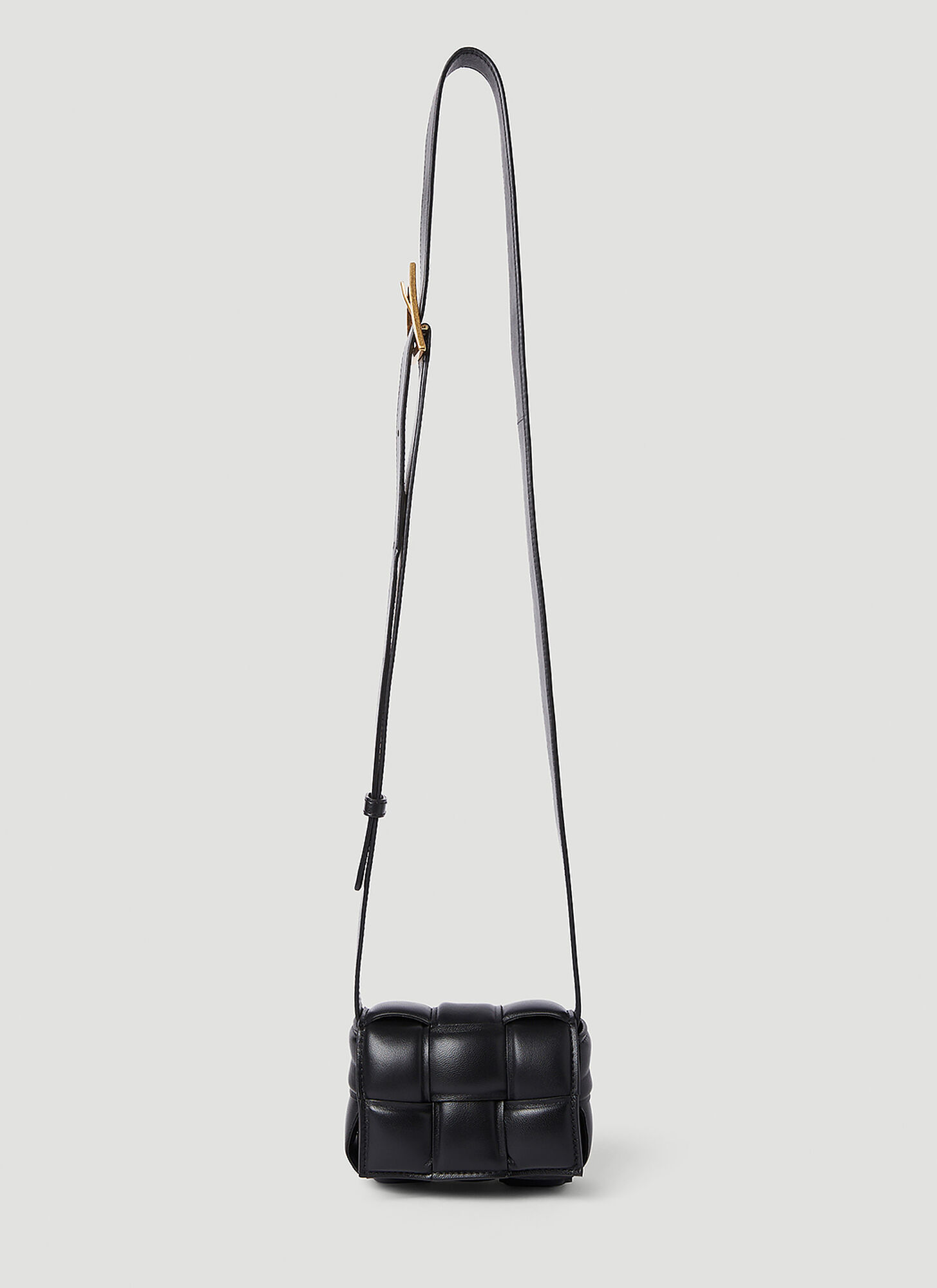 Bottega Veneta Candy Padded Cassette M In Black