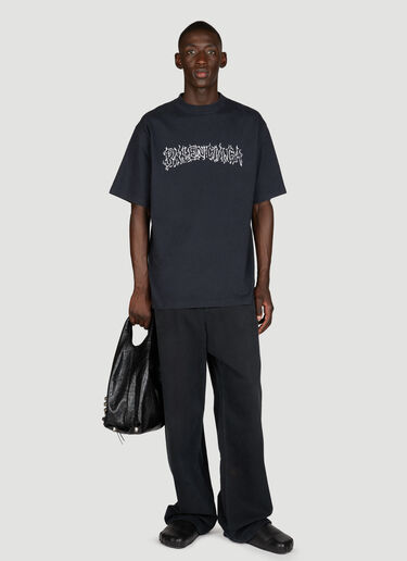 Balenciaga Darkwave T 恤 黑色 bal0155021