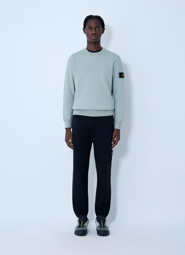 Stone Island Logo Patch Sweatshirt Green sto0164018