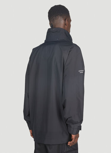 4 Moncler Hyke Rhonestock Short Parka Coat Black mhy0151001