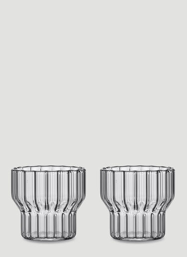 Fferrone Design Set of Two Boyd Glasses Transparent wps0644569