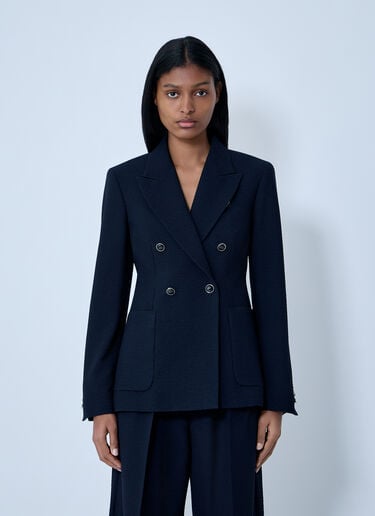 Max Mara Wool Blazer Navy max0263021