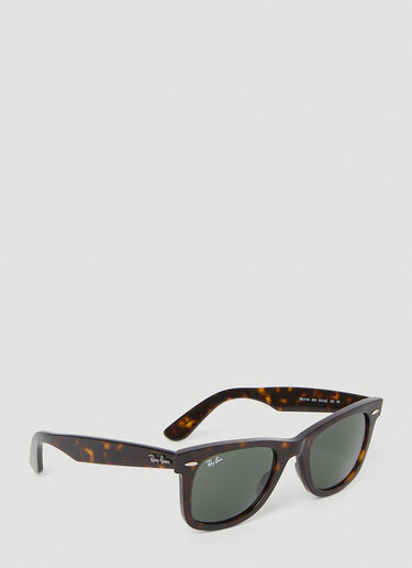 Ray-Ban NEW * Wayfarer Tortoise/ green lens Brown lrb0351013