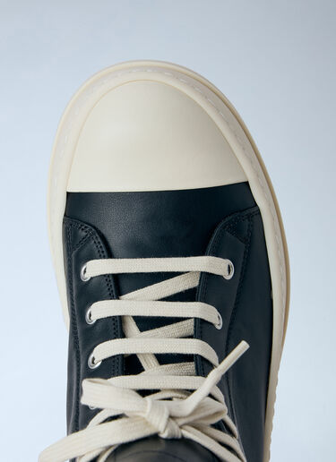 LN-CC® - Rick Owens: Mega Bumper Sneakers - Black Rick Owens Mega Bumper Sneakers Black ric0265040