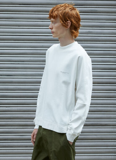 Massimo Osti Studio Logo Sweatshirt White mao0158037