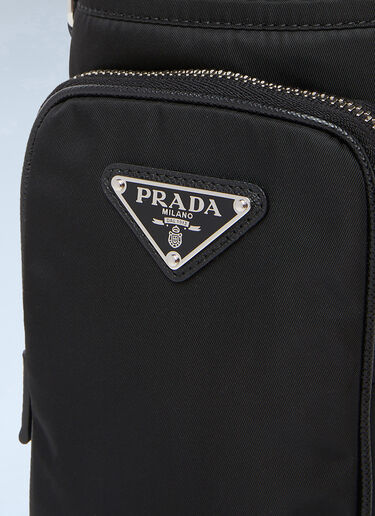 LN-CC® - Prada: Re-Nylon Pouch Bag - Black Prada Re-Nylon Pouch Bag Black pra0153032