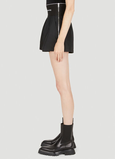 Alexander Wang High Waist Pleated Shorts Black awg0249008