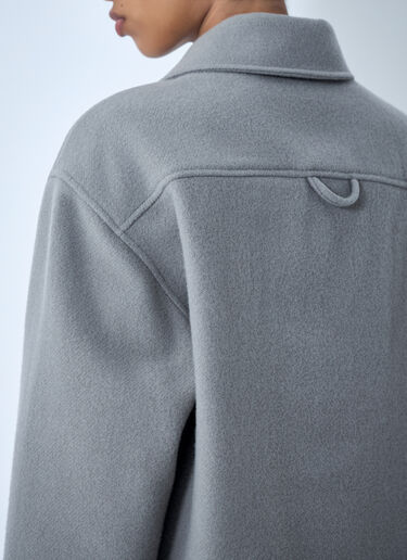 RIER Oversized Polo Knit Jumper Grey rrr0364002