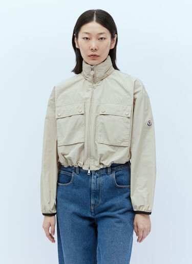 Moncler Leda Parka Jacket Beige mon0256002