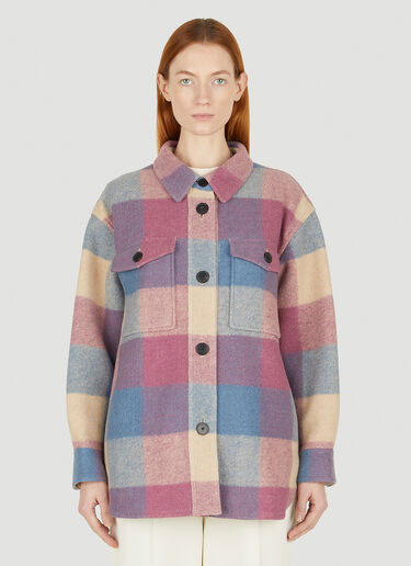 Isabel Marant Étoile Harveli Checked Jacket Pink ibe0247091