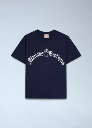 Brain Dead x Brooks Brothers California Tubular T-Shirt Navy brb0162016