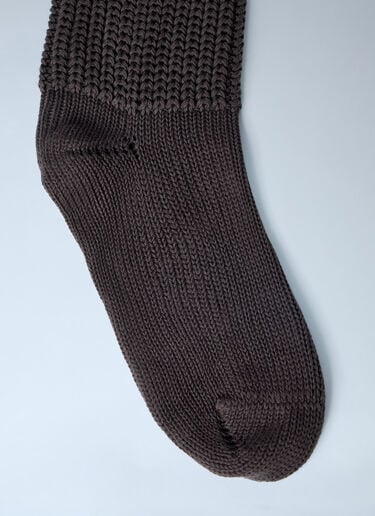Moncler x Rick Owens Knit Over-the-Knee Socks Grey mcs0363023