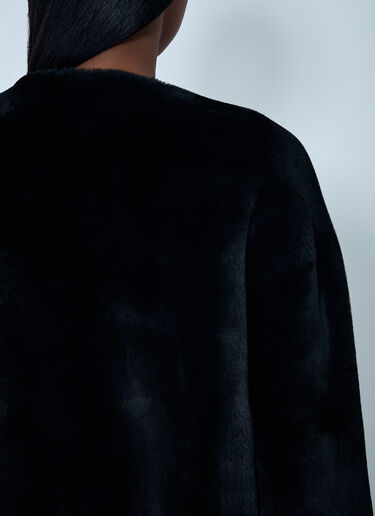 TOTEME Shearling Coat Black tot0262031