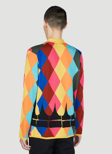 Comme Des Garçons Homme Plus 菱格开衫 黄色 hpl0152005
