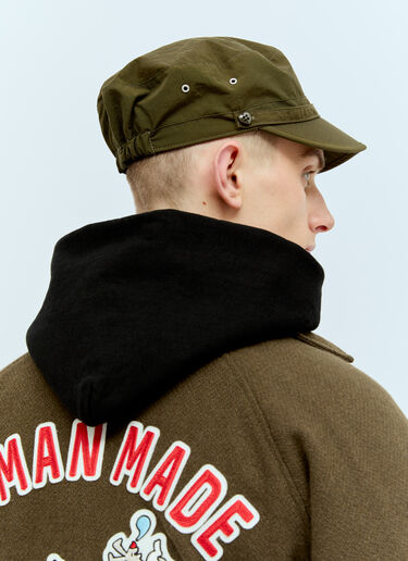 Human Made Logo Patch Military Cap Green hmd0156020