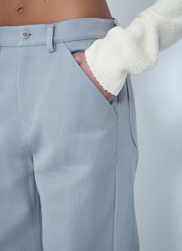 Wide-Leg Tailored Trousers RIER Wide-Leg Tailored Trousers Grey rrr0264002