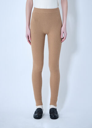 Max Mara Apogeo Knitted Pants Camel max0262060