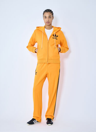 adidas by Wales Bonner Track Hooded Zip-Up Sweatshirt Orange awb0359015
