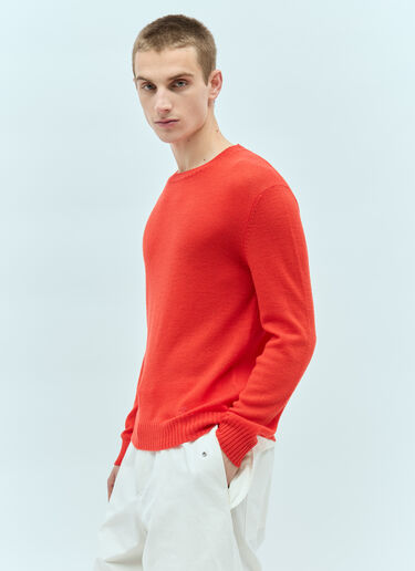 Jil Sander+ 크루넥 울 스웨터 레드 jsp0156006