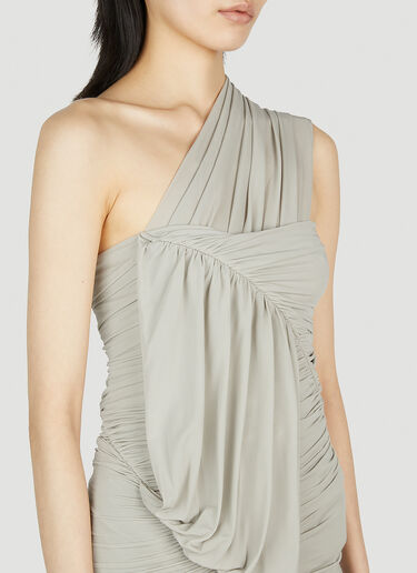Rick Owens Edfu 缩褶上衣 灰色 ric0252008