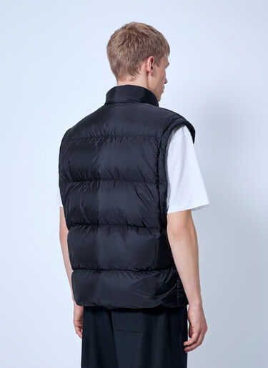 LN-CC® - Prada: Re-Nylon Down Jacket with Removable Sleeves - Black Prada Re-Nylon Down Jacket with Removable Sleeves Black pra0166204